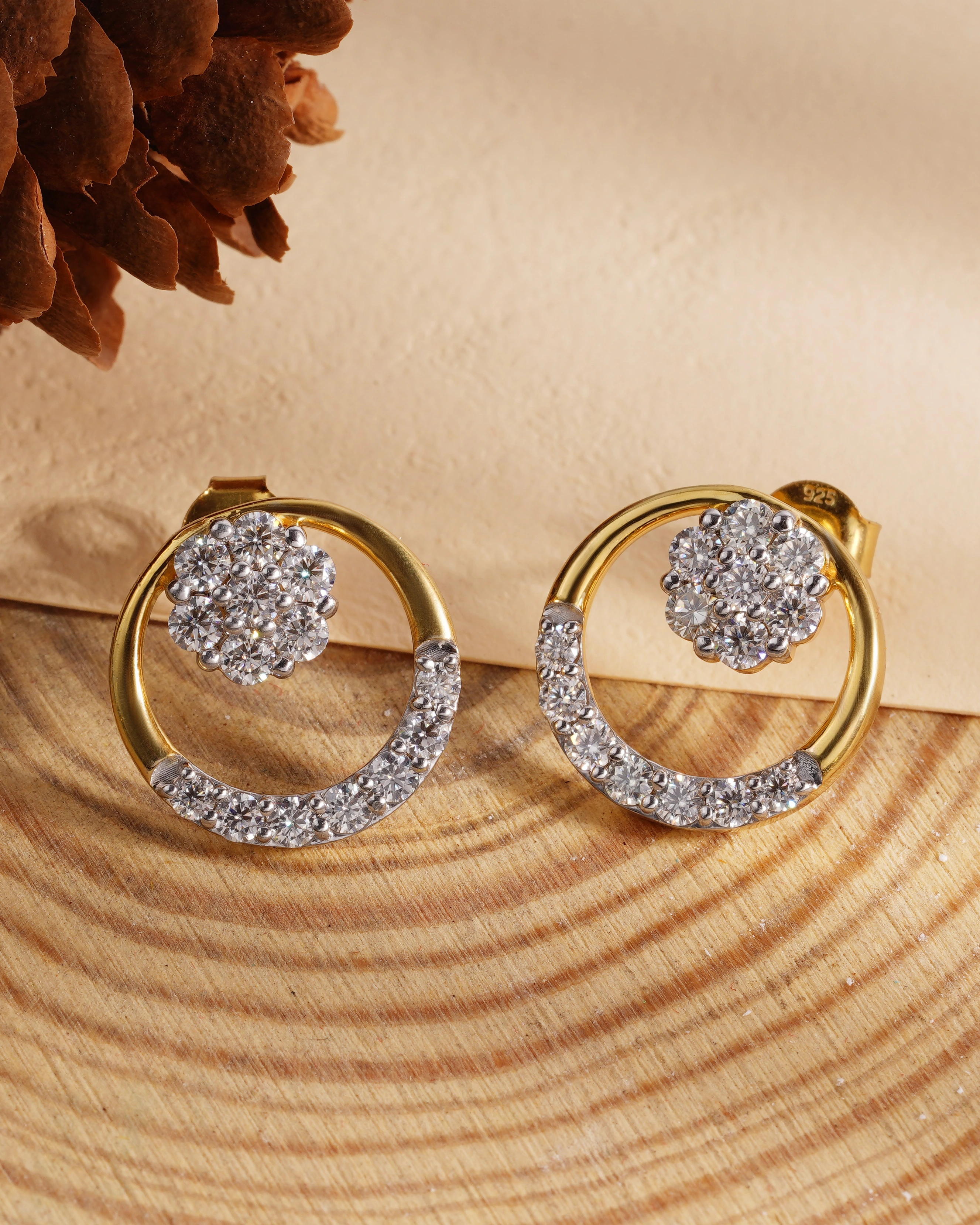 Noor Petal Hoops 